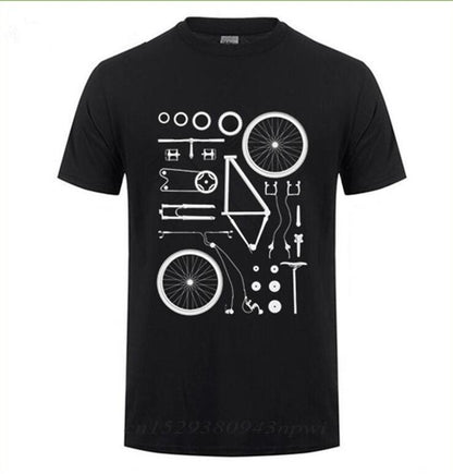 Men And Women's Fashion Casual Print Short-sleeved T-shirt