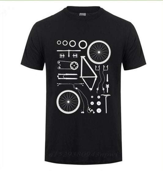 Men And Women's Fashion Casual Print Short-sleeved T-shirt