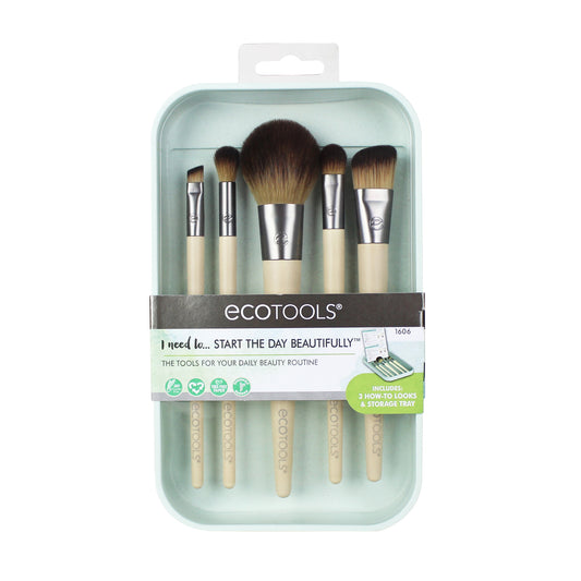 Brocha de maquillaje Ecotools.