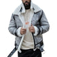 Off-white Big Fur Collar Plus Velvet Thickening