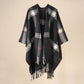 Gradual Grid Fashionable Shawl For Women