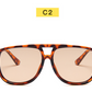 New Double Beam Big Frame Sunglasses For Men