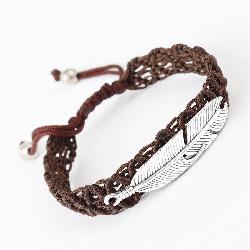 Pulsera para hombre con nudo de dragón, moda europea y americana, hombres de moda