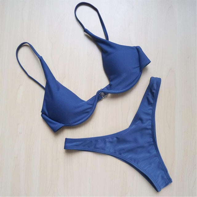 Sexy Women Bikini Beachwear Push-up Swimwear