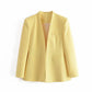Ladies New Solid Color Suit Jacket Women