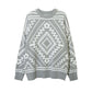 Street Tide Original Design Geometric Totem Sweater For Men