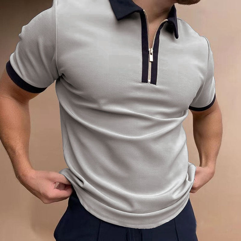 Men's Polo Shirt Men Solid Polo Shirts Brand Men Short-Sleeved Shirt Summer T-Shirt Man Clothing