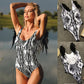 Solid Color Women Swimsuit Bodysuit