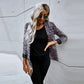 Leopard Print Small Suit Jacket Women