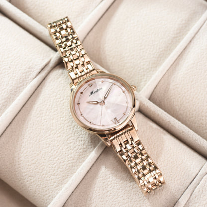 Reloj de pulsera informal de marca de lujo para mujer, pulsera de cuarzo con diamantes de Ginebra para mujer