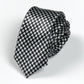 Polyester Knitted Striped Tie Women Matching Shirt