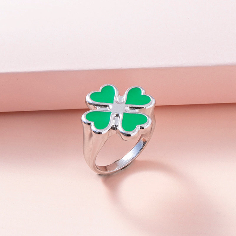 Four Leaf Clover Rings For Women Men