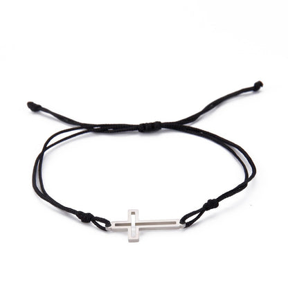 Hollow Cross Bracelet Adjustable For Men And Women