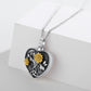 Urn Necklaces for Ashes 925 Sterling Silver Celtic Necklace Sunflower Necklace for Women Customized Necklace for Ashes