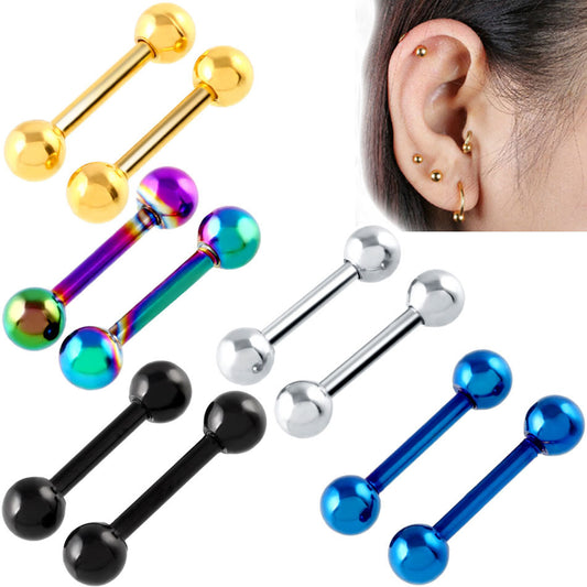 Piercing Oreja Stud Barbell Accesorios para piercing de cuerpo humano