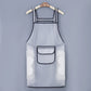 Delantal impermeable y a prueba de aceite para cocina casera de moda para mujer