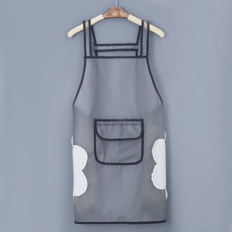 Women's Fashionable Home Kitchen Cooking Waterproof And Oil-proof Apron