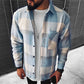 Casual Stand Collar Pocket Shirt Men