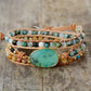 Retro Natural Stone Chain Bracelets For Men And Women
