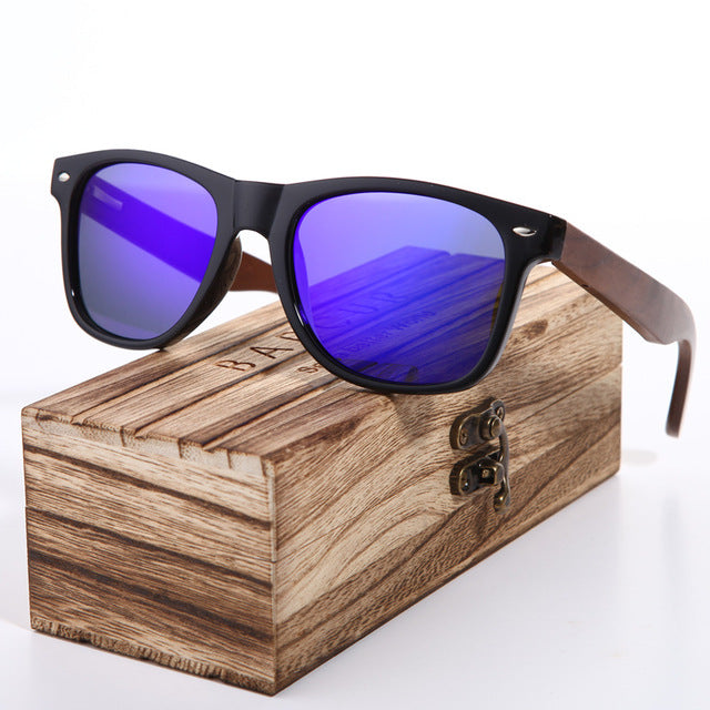 Gafas de sol de madera polarizadas para hombre Gafas para hombre