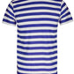 Round Neck Slim Striped Men's Short Sleeve T-shirt