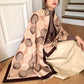 Street Geometric Imitation Cashmere Shawl Scarf Women