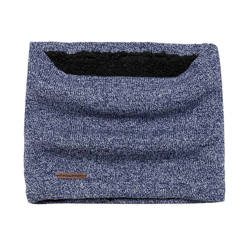 Outdoor Men's Knitted Thermal Pullover Scarf