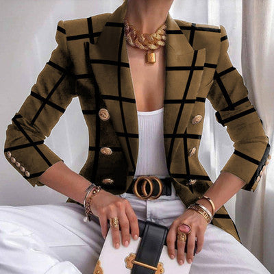 Printed Jacket Women Autumn Amazon New Fashion Street Style Jacket Women