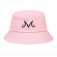 New Simple Letter M Korean Hats For Men And Women