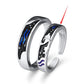 Sea And Whale Epoxy  Couple Men And Women Pair Rings Simple  Rings