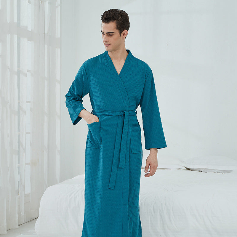 Pareja Batas Ropa de dormir Mujeres Hombres Loungewear Albornoz