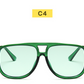 New Double Beam Big Frame Sunglasses For Men