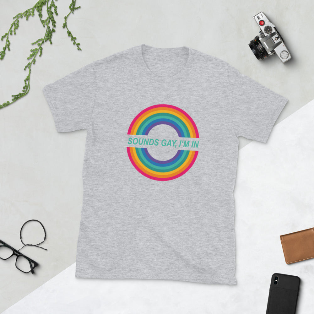 The Same Rainbow Circle T-shirt For Men And Women