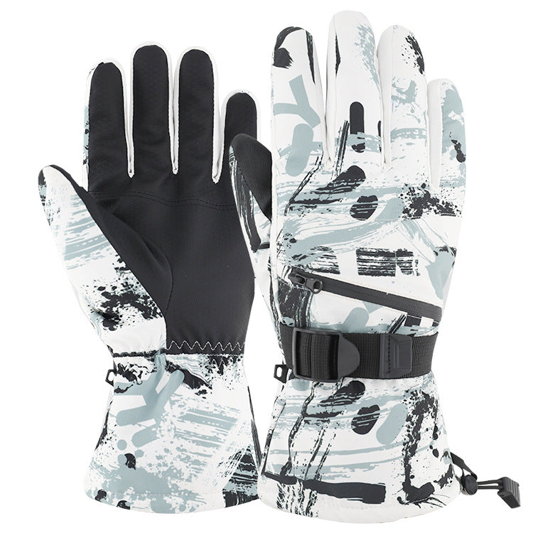 Guantes de esquí para hombres invierno frío al aire libre