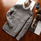 Solid Color Men Round Neck Sweater