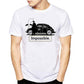 T-shirt Men And Women Couple Solid Color White Printing