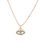 Devil's Eye Men And Women's Bronze Necklace