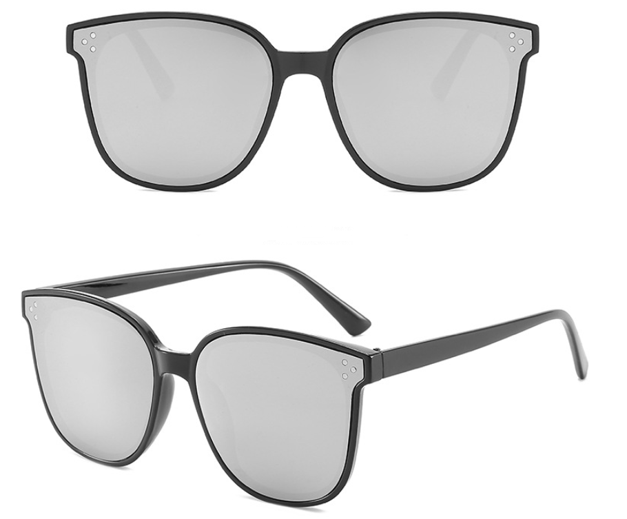 Gafas de sol rectangulares Gafas de sol cuadradas sin montura para mujer