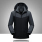 Men Stitching Trendy Elastic Casual Jacket