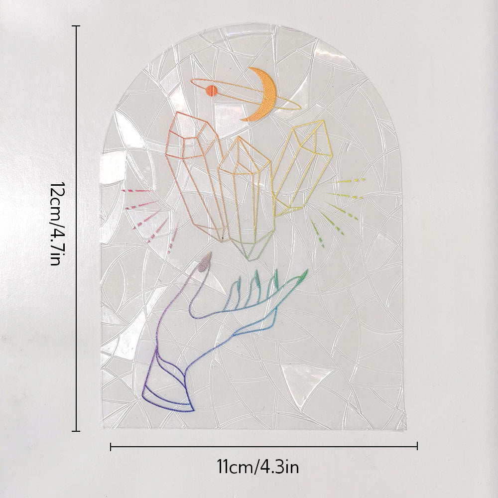 Sun Catcher Rainbow Prism Suncather Electrostatic Glass Sticker