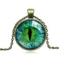 Cat's Eye Longans Time Stone Pendant Necklace For Women All-match Sweater Chain
