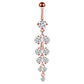 Trendy Piercing Jewelry Diamond Navel Ring