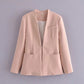 Ladies New Solid Color Suit Jacket Women