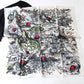 Sweet Temperament Silk Scarf Women