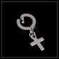 Tassel Black Earrings Without Pierced Cross Wolf Men And Women Tide Earrings