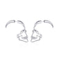 Creative Design Hollow Piercing Face Earrings
