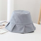 Women Sun Hats Female Summer Solid Bucket Hat Lady Pure Color Panama Cotton Outdoor Fisherman Hat