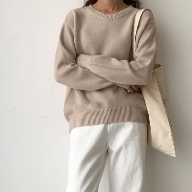 Sweater Women Sweaters Wool Jumper Basic Korean Fashion