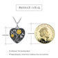 Urn Necklaces for Ashes 925 Sterling Silver Celtic Necklace Sunflower Necklace for Women Customized Necklace for Ashes