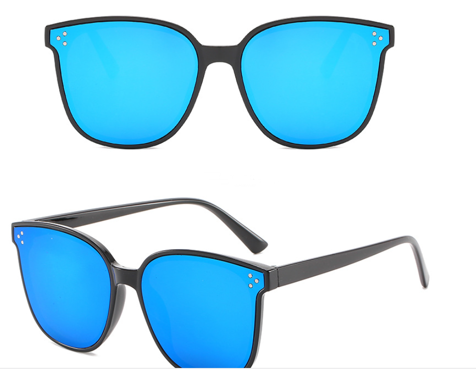 Gafas de sol rectangulares Gafas de sol cuadradas sin montura para mujer